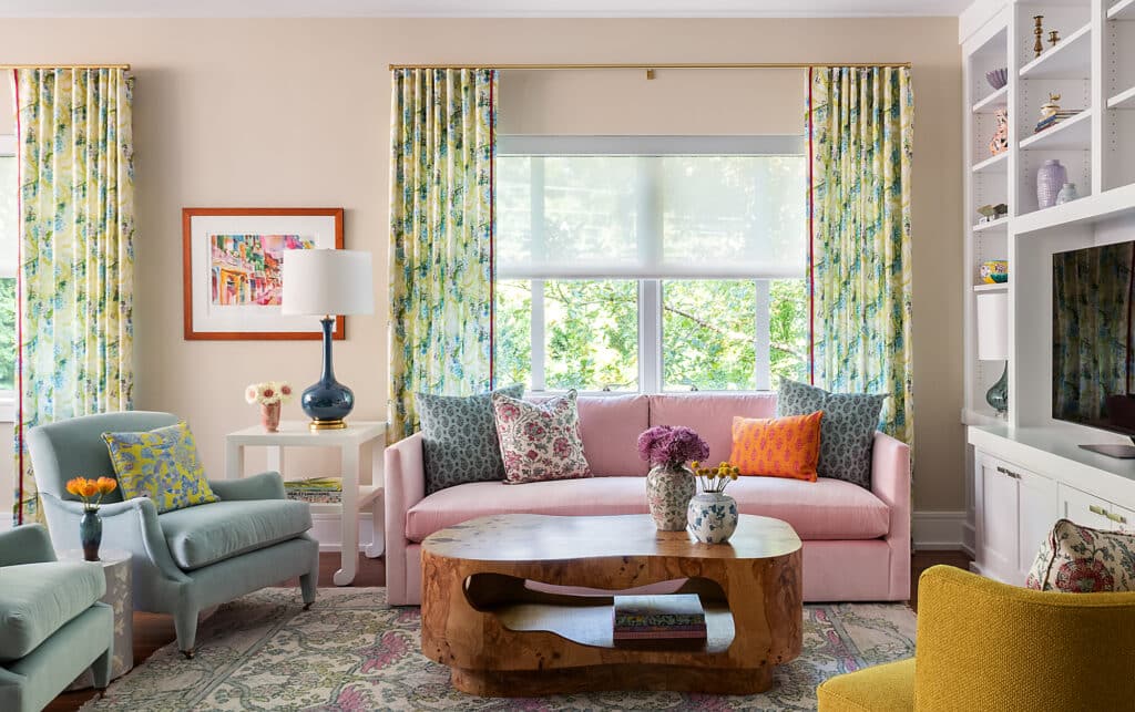 Project Reveal: A Candy-Colored Condo In Wayne — Michelle Gage Interiors